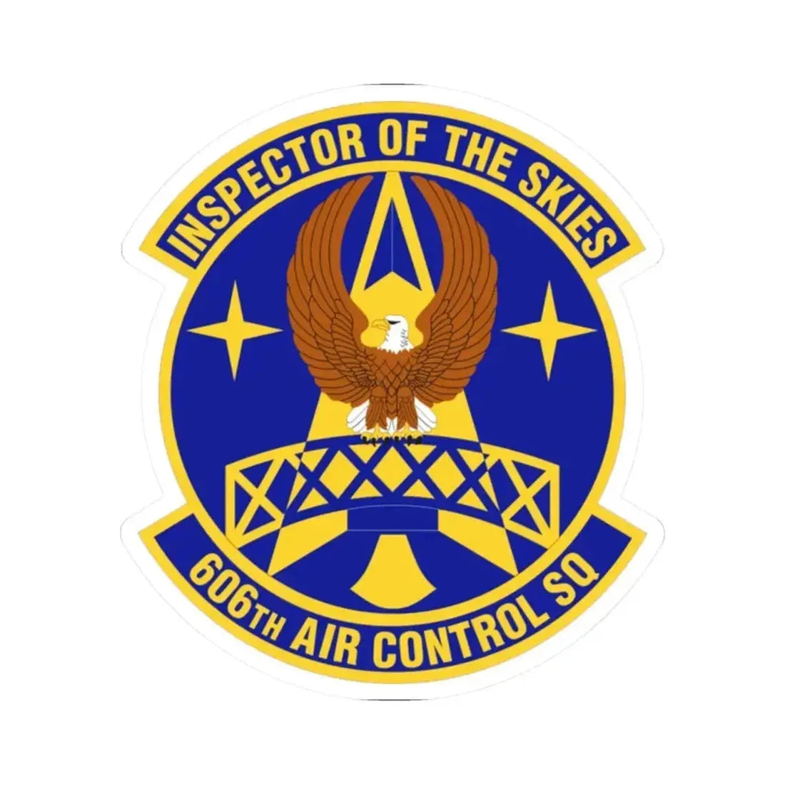 606th Air Control Squadron (U.S. Air Force) STICKER Vinyl Kiss-Cut Decal - The Sticker Space