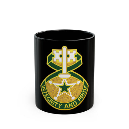 607 Military Police Battalion (U.S. Army) Black Coffee Mug-11oz-The Sticker Space