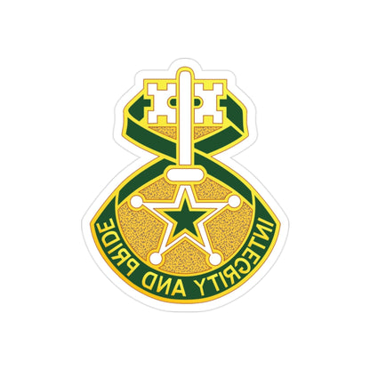 607 Military Police Battalion (U.S. Army) REVERSE PRINT Transparent STICKER-2 Inch-The Sticker Space