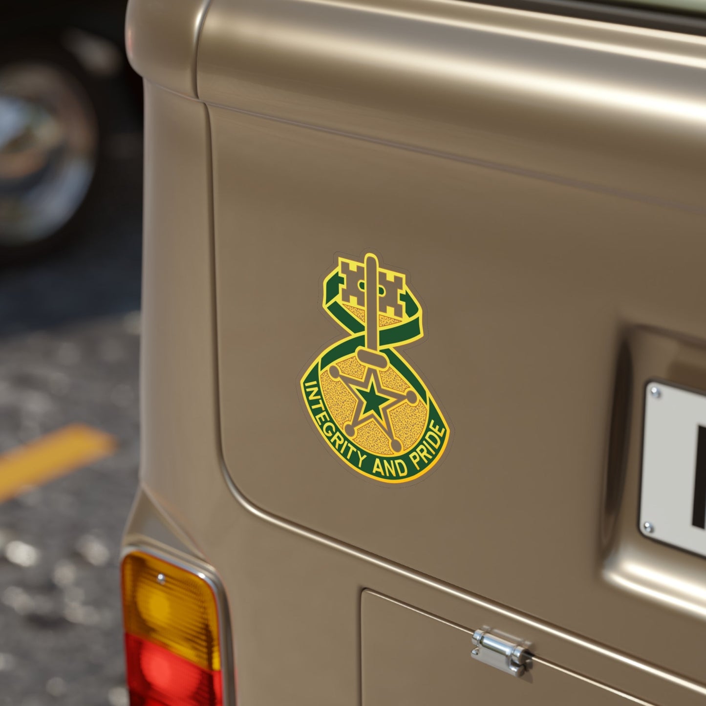 607 Military Police Battalion (U.S. Army) Transparent STICKER Die-Cut Vinyl Decal-The Sticker Space