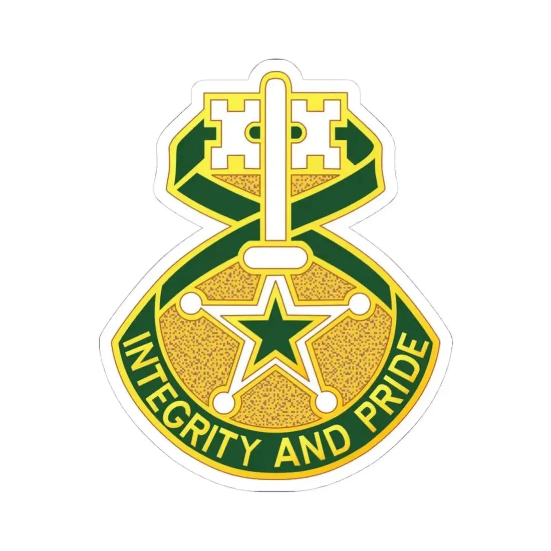 607 Military Police Battalion (U.S. Army) STICKER Vinyl Kiss-Cut Decal 4 Inch White - The Sticker Space