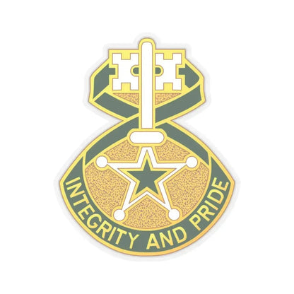 607 Military Police Battalion (U.S. Army) STICKER Vinyl Kiss-Cut Decal 6 Inch Transparent - The Sticker Space