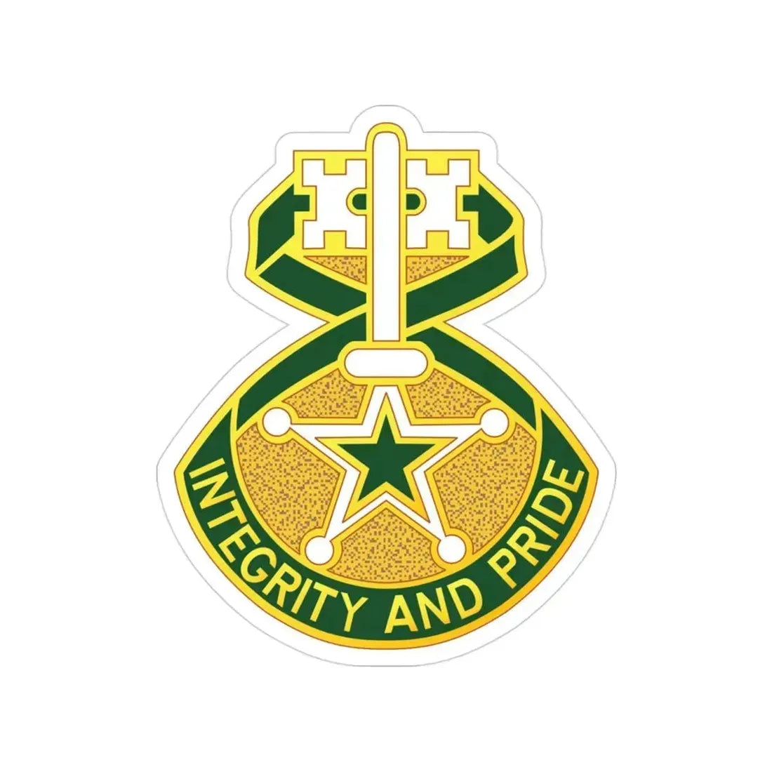 607 Military Police Battalion (U.S. Army) Transparent STICKER Die-Cut Vinyl Decal 3 Inch - The Sticker Space
