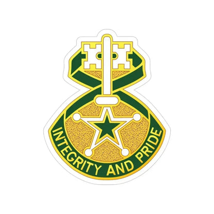 607 Military Police Battalion (U.S. Army) Transparent STICKER Die-Cut Vinyl Decal 4 Inch - The Sticker Space