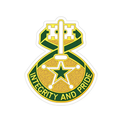 607 Military Police Battalion (U.S. Army) Transparent STICKER Die-Cut Vinyl Decal 4 Inch - The Sticker Space