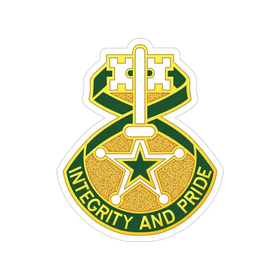 607 Military Police Battalion (U.S. Army) Transparent STICKER Die-Cut Vinyl Decal - The Sticker Space