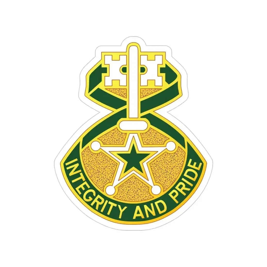 607 Military Police Battalion (U.S. Army) Transparent STICKER Die-Cut Vinyl Decal - The Sticker Space