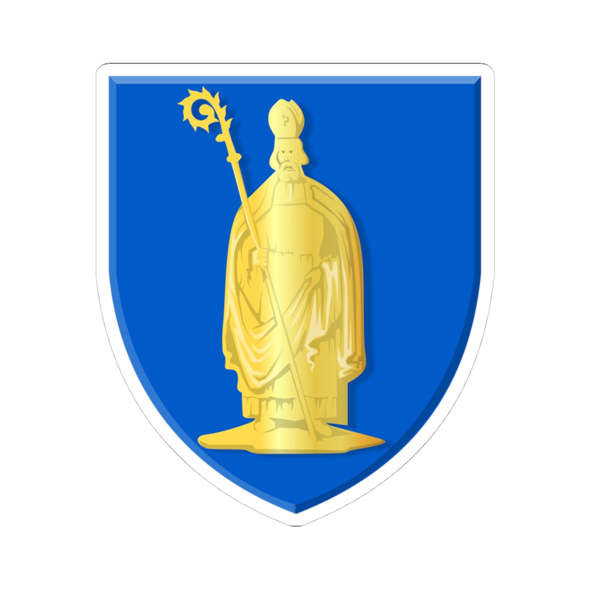 Baarle-Hertog wapen (Belgium) (Coat of Arms) STICKER Vinyl Kiss-Cut Decal