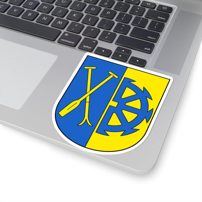 Rüdlingen-blazon (Switzerland) (Coat of Arms) STICKER Vinyl Kiss-Cut Decal