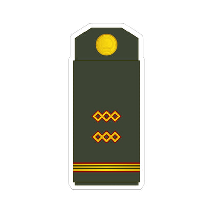 06 Mongolian Army 2SG (Mongolia) (Military Rank) STICKER Vinyl Kiss-Cut Decal