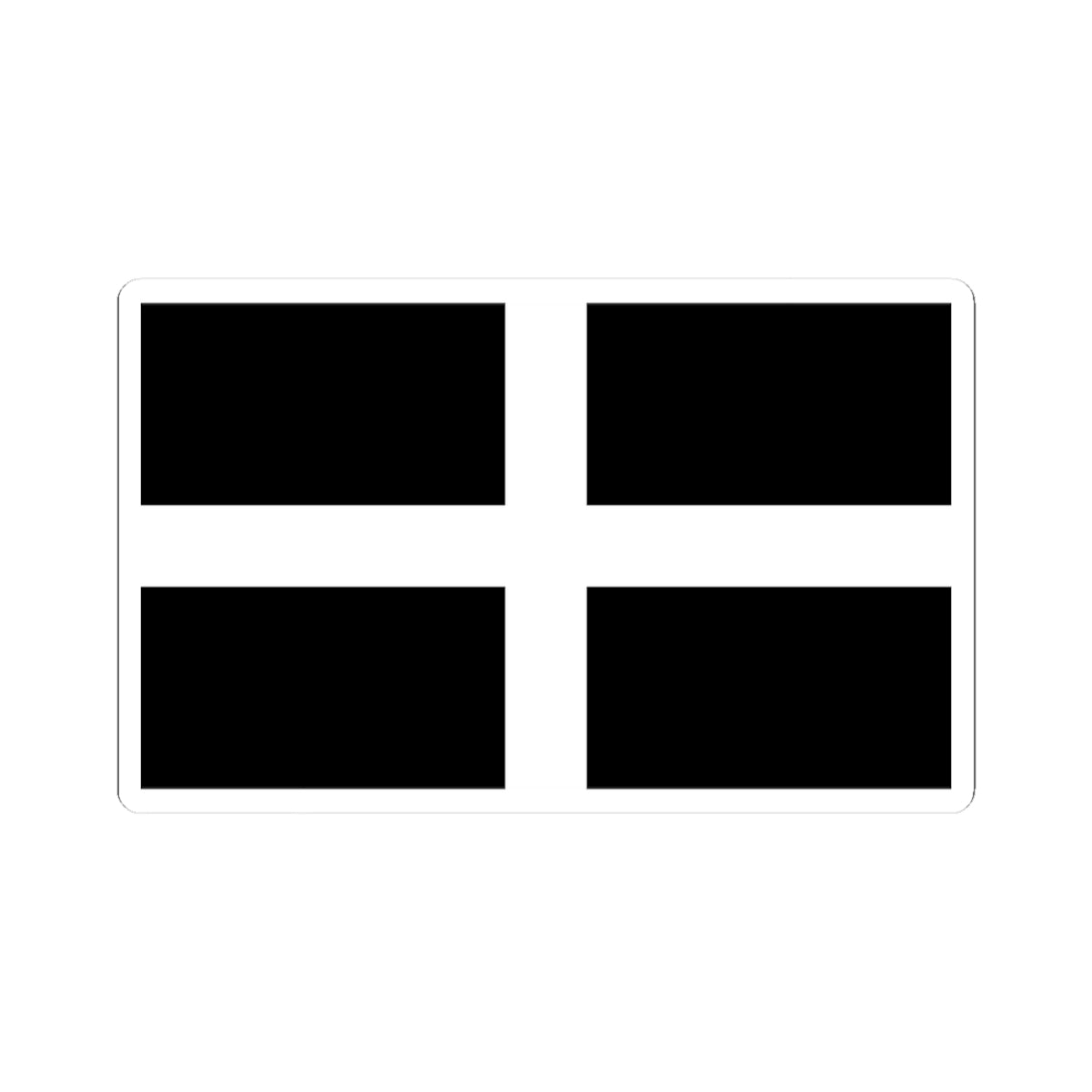 Flag of Cornwall (England) STICKER Vinyl Kiss-Cut Decal