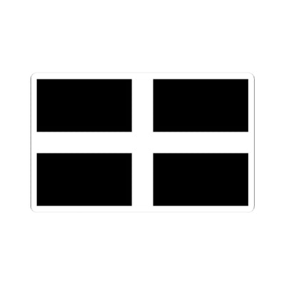Flag of Cornwall (England) STICKER Vinyl Kiss-Cut Decal