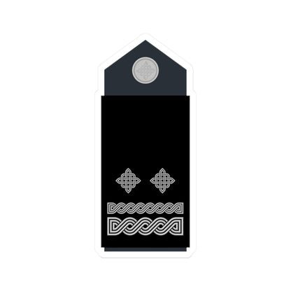 Naramenica službene odore pukovnika HRZ i PZO (Croatia) (Military Rank) STICKER Vinyl Kiss-Cut Decal