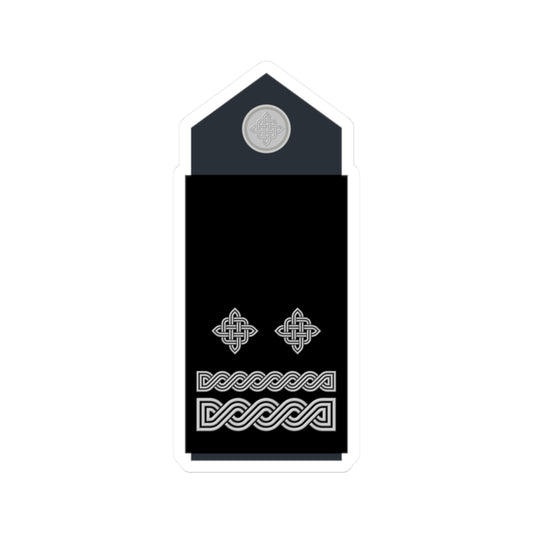 Naramenica službene odore pukovnika HRZ i PZO (Croatia) (Military Rank) STICKER Vinyl Kiss-Cut Decal