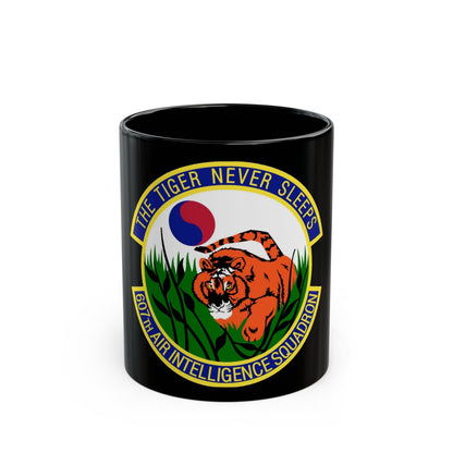 607th Air Intelligence Squadron (U.S. Air Force) Black Coffee Mug-11oz-The Sticker Space