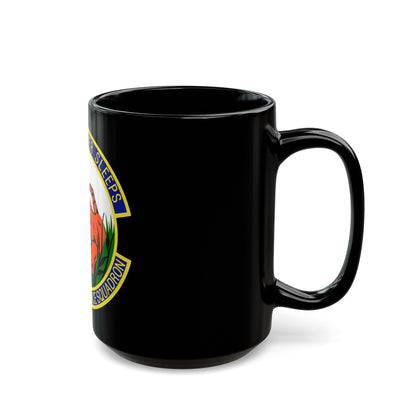 607th Air Intelligence Squadron (U.S. Air Force) Black Coffee Mug-The Sticker Space