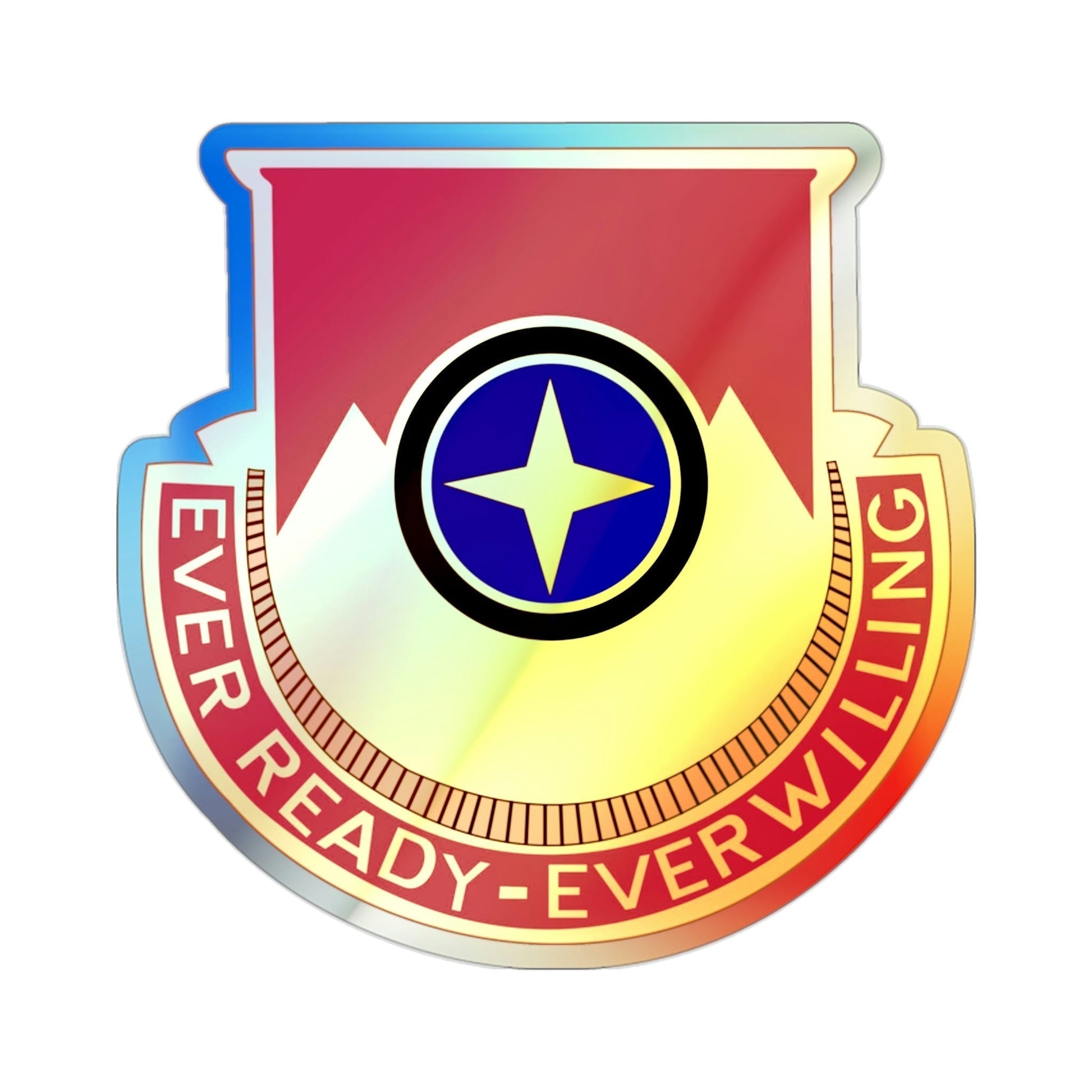 607th Armored Field Artillery Battalion (U.S. Army) Holographic STICKER Die-Cut Vinyl Decal-2 Inch-The Sticker Space