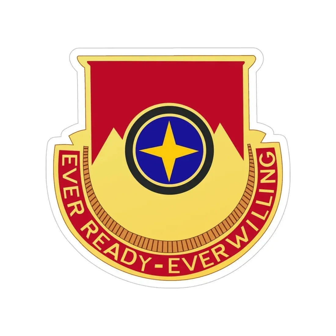 607th Armored Field Artillery Battalion (U.S. Army) Transparent STICKER Die-Cut Vinyl Decal - The Sticker Space