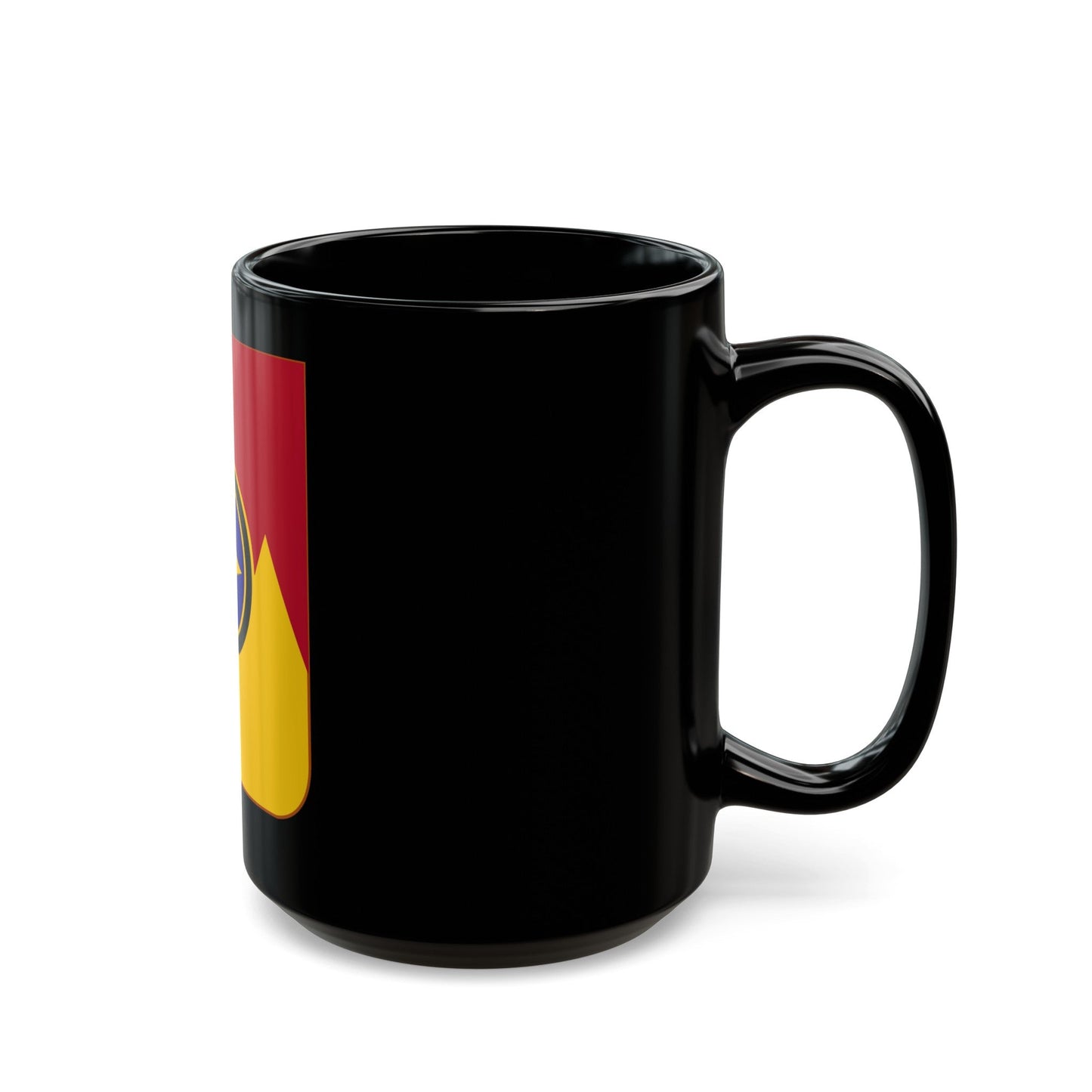 607th Armored Field Artillery Battalion v2 (U.S. Army) Black Coffee Mug-The Sticker Space