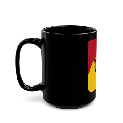 607th Armored Field Artillery Battalion v2 (U.S. Army) Black Coffee Mug-The Sticker Space