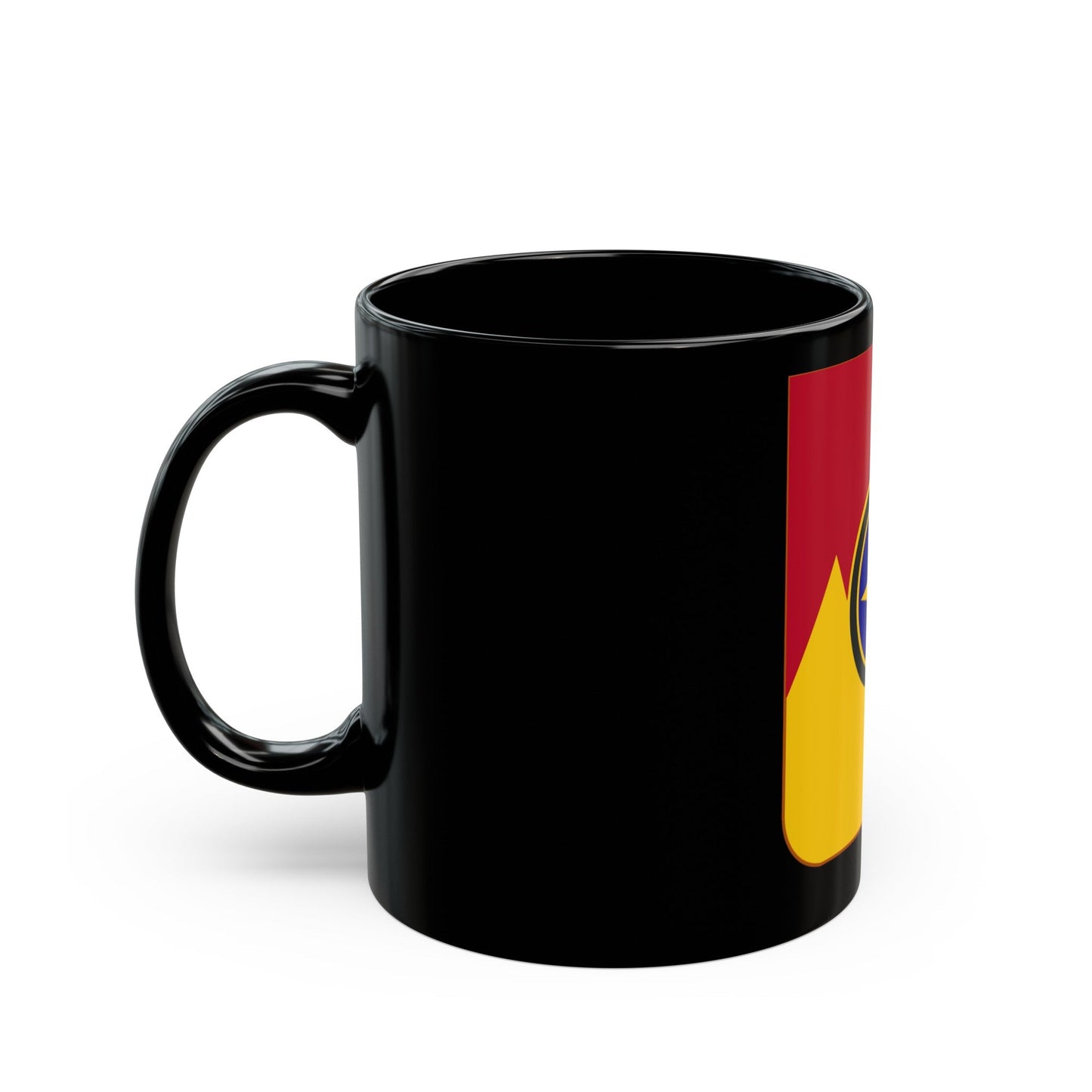 607th Armored Field Artillery Battalion v2 (U.S. Army) Black Coffee Mug-The Sticker Space