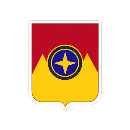 607th Armored Field Artillery Battalion v2 (U.S. Army) REVERSE PRINT Transparent Die-Cut STICKER 2 Inch Die-Cut Transparent - The Sticker Space