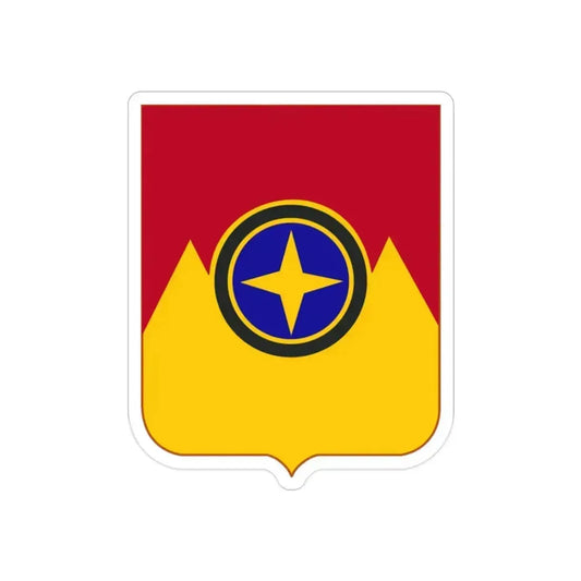 607th Armored Field Artillery Battalion v2 (U.S. Army) REVERSE PRINT Transparent Die-Cut STICKER 2 Inch Die-Cut Transparent - The Sticker Space
