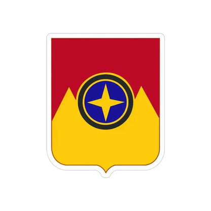607th Armored Field Artillery Battalion v2 (U.S. Army) REVERSE PRINT Transparent Die-Cut STICKER 4 Inch Die-Cut Transparent - The Sticker Space
