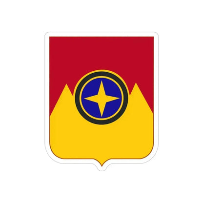607th Armored Field Artillery Battalion v2 (U.S. Army) REVERSE PRINT Transparent Die-Cut STICKER 5 Inch Die-Cut Transparent - The Sticker Space