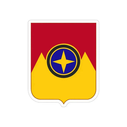 607th Armored Field Artillery Battalion v2 (U.S. Army) REVERSE PRINT Transparent Die-Cut STICKER 6 Inch Die-Cut Transparent - The Sticker Space