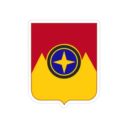 607th Armored Field Artillery Battalion v2 (U.S. Army) REVERSE PRINT Transparent Die-Cut STICKER - The Sticker Space