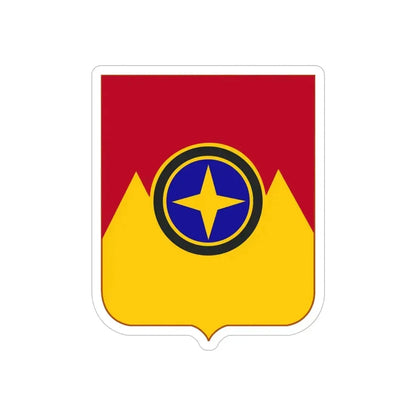 607th Armored Field Artillery Battalion v2 (U.S. Army) REVERSE PRINT Transparent Die-Cut STICKER - The Sticker Space