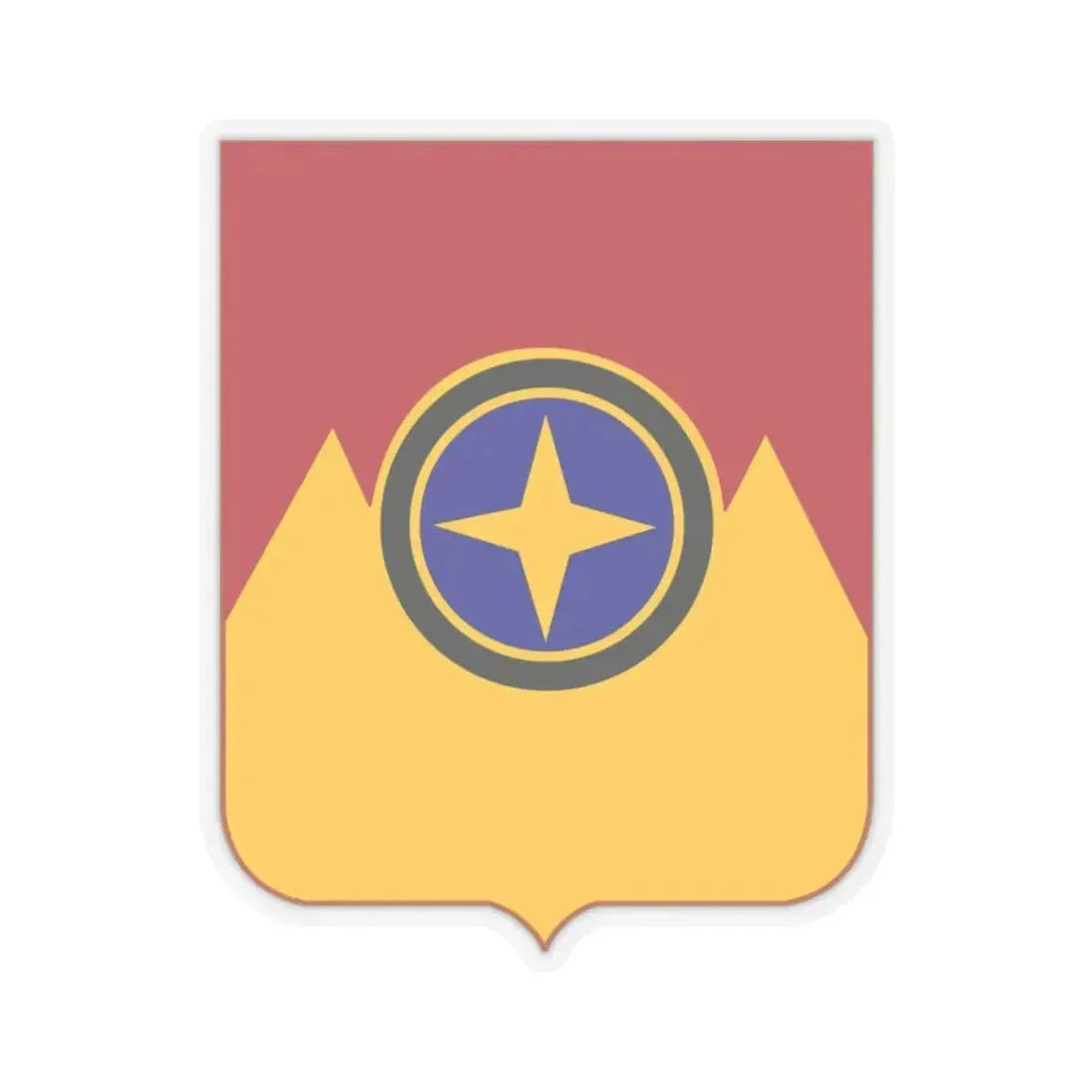 607th Armored Field Artillery Battalion v2 (U.S. Army) STICKER Vinyl Kiss-Cut Decal 2 Inch Transparent - The Sticker Space