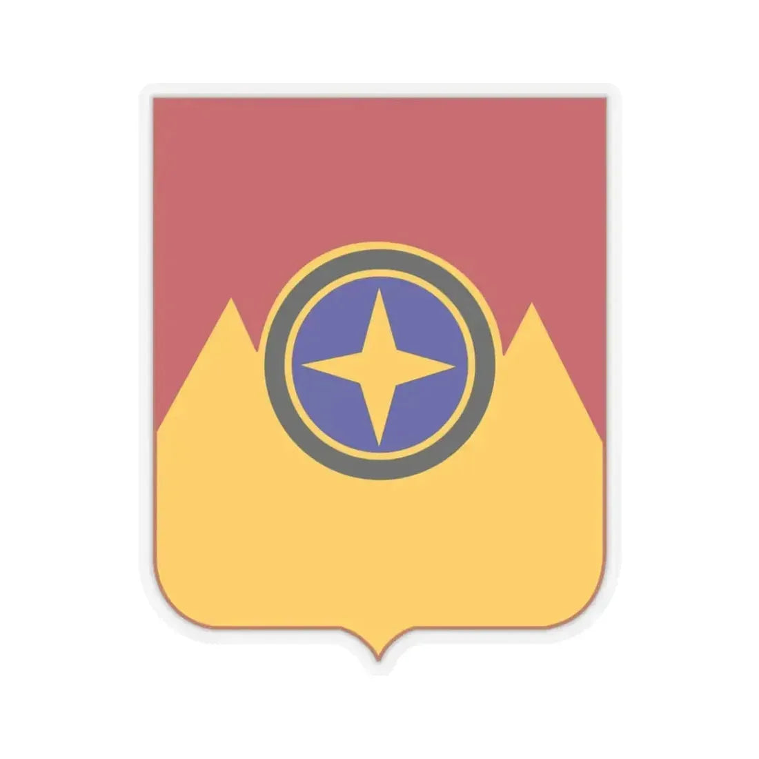 607th Armored Field Artillery Battalion v2 (U.S. Army) STICKER Vinyl Kiss-Cut Decal 3 Inch Transparent - The Sticker Space