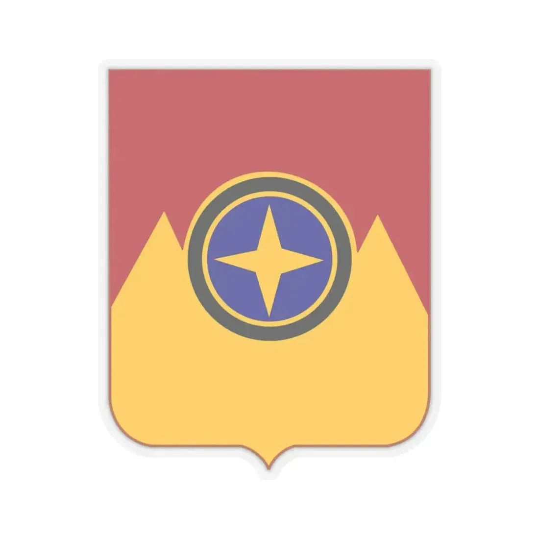 607th Armored Field Artillery Battalion v2 (U.S. Army) STICKER Vinyl Kiss-Cut Decal 6 Inch Transparent - The Sticker Space