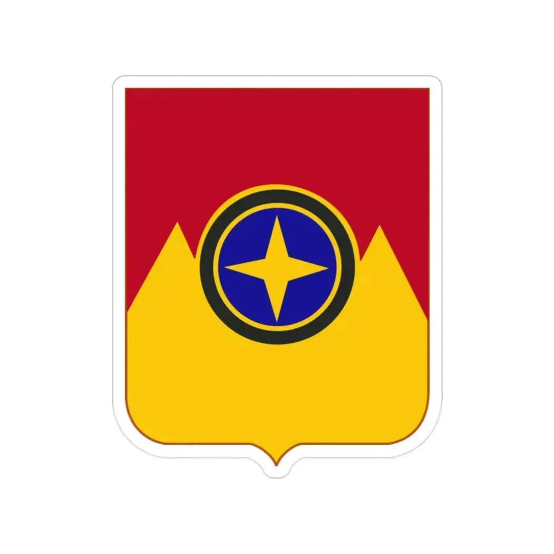 607th Armored Field Artillery Battalion v2 (U.S. Army) Transparent STICKER Die-Cut Vinyl Decal 2 Inch - The Sticker Space