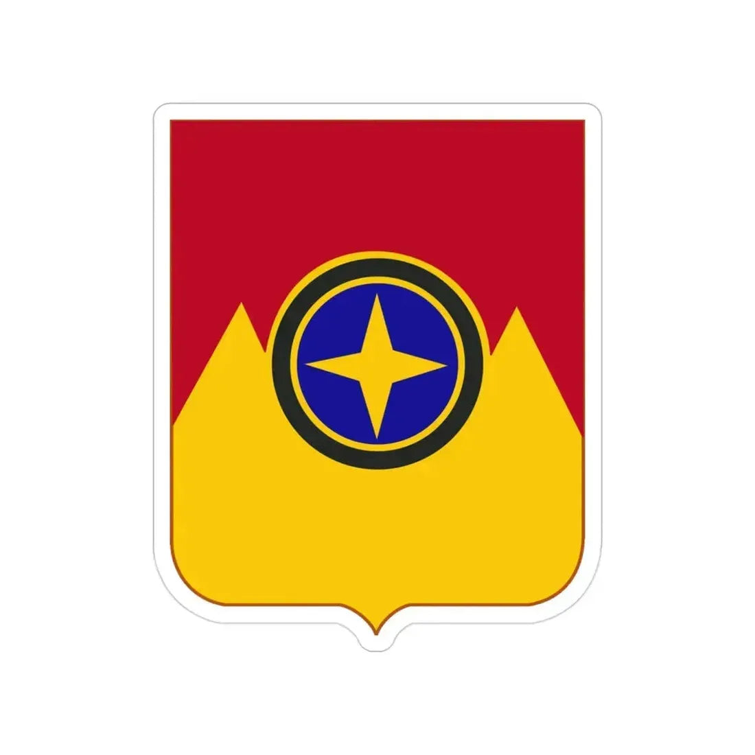 607th Armored Field Artillery Battalion v2 (U.S. Army) Transparent STICKER Die-Cut Vinyl Decal 3 Inch - The Sticker Space