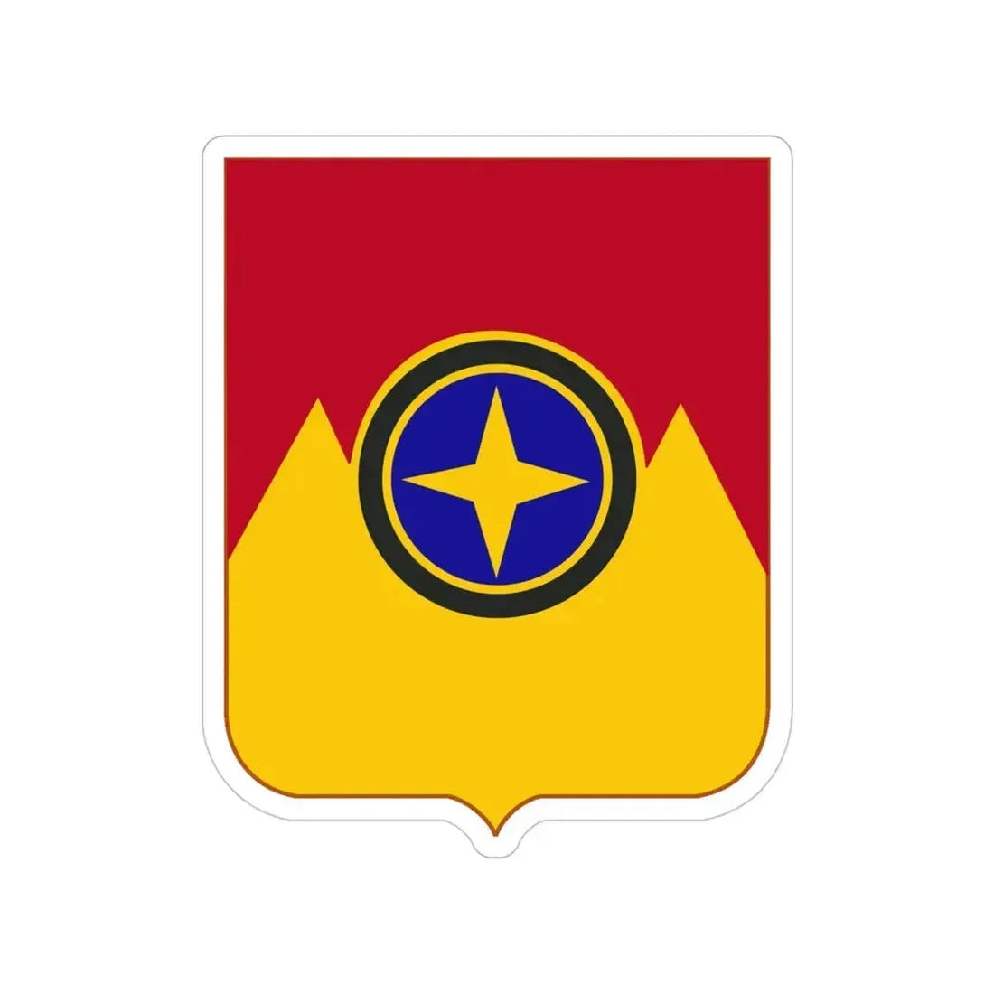 607th Armored Field Artillery Battalion v2 (U.S. Army) Transparent STICKER Die-Cut Vinyl Decal 4 Inch - The Sticker Space