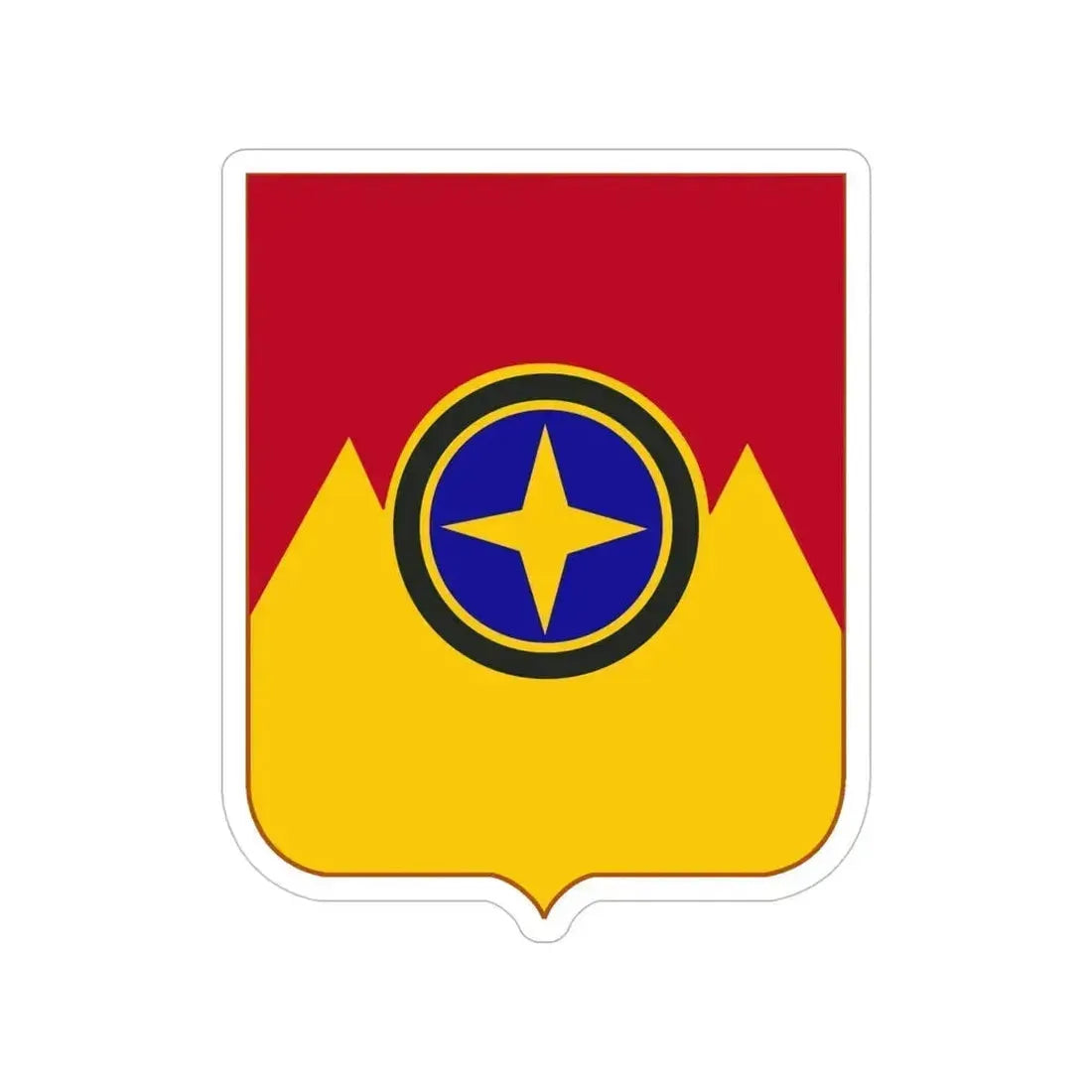 607th Armored Field Artillery Battalion v2 (U.S. Army) Transparent STICKER Die-Cut Vinyl Decal 6 Inch - The Sticker Space