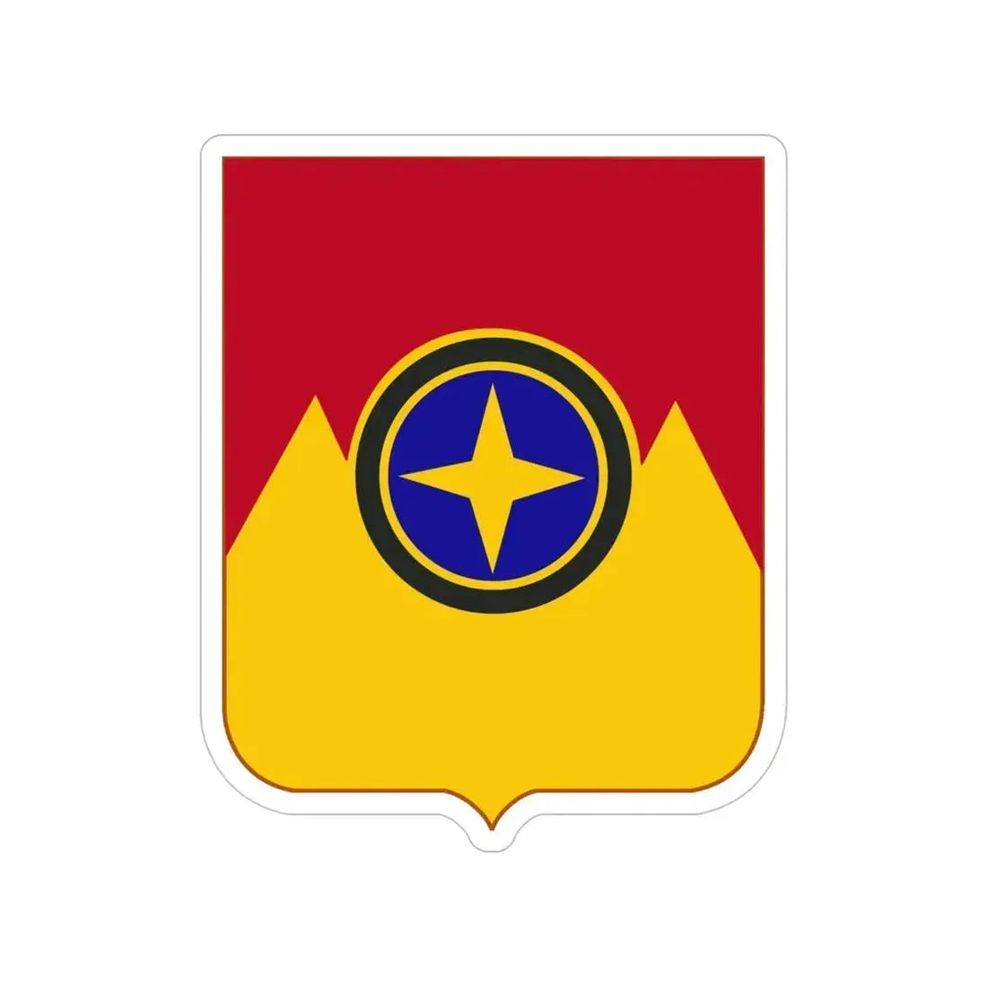 607th Armored Field Artillery Battalion v2 (U.S. Army) Transparent STICKER Die-Cut Vinyl Decal 6 Inch - The Sticker Space