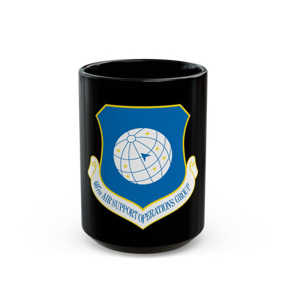 607th ASOGR (U.S. Air Force) Black Coffee Mug-15oz-The Sticker Space