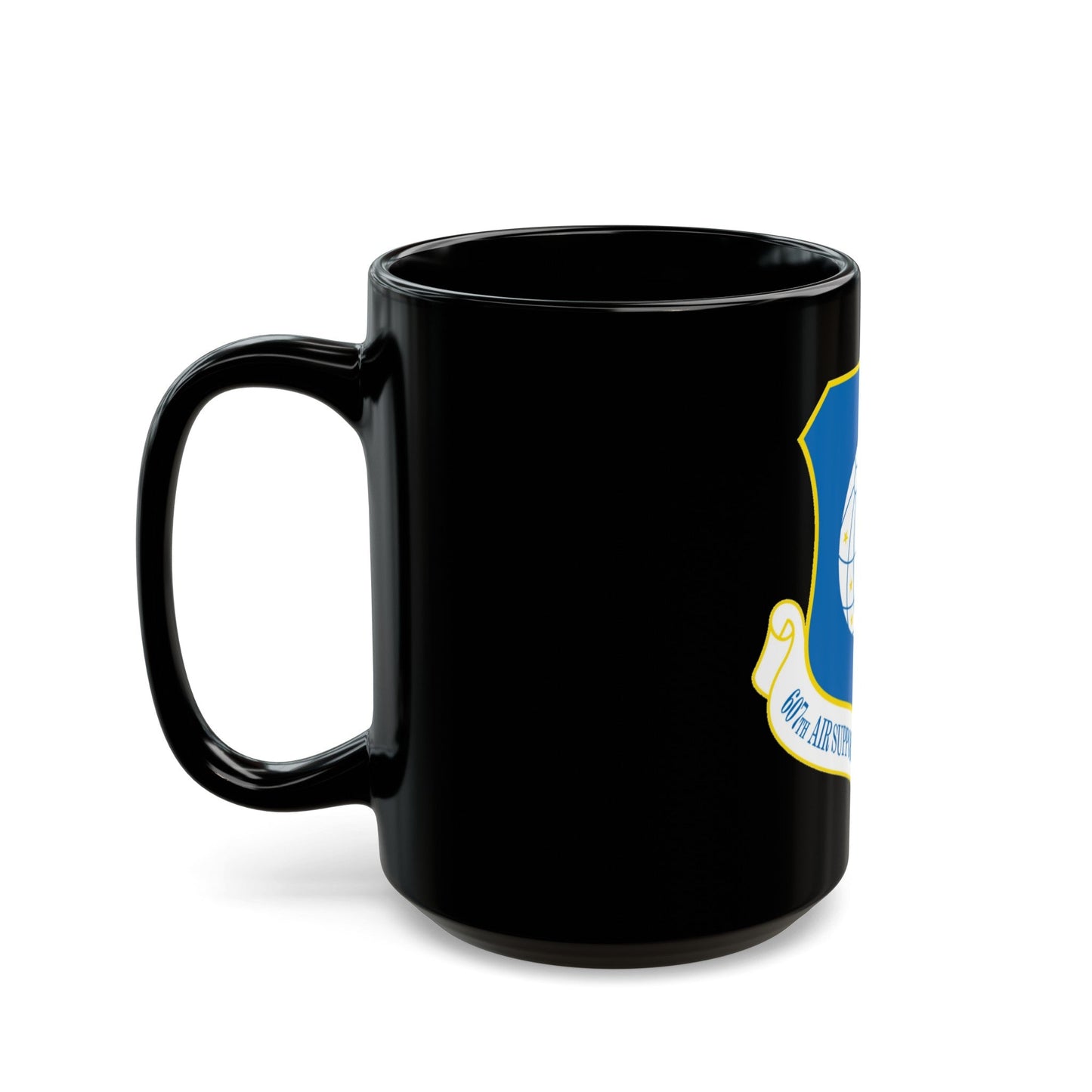 607th ASOGR (U.S. Air Force) Black Coffee Mug-The Sticker Space