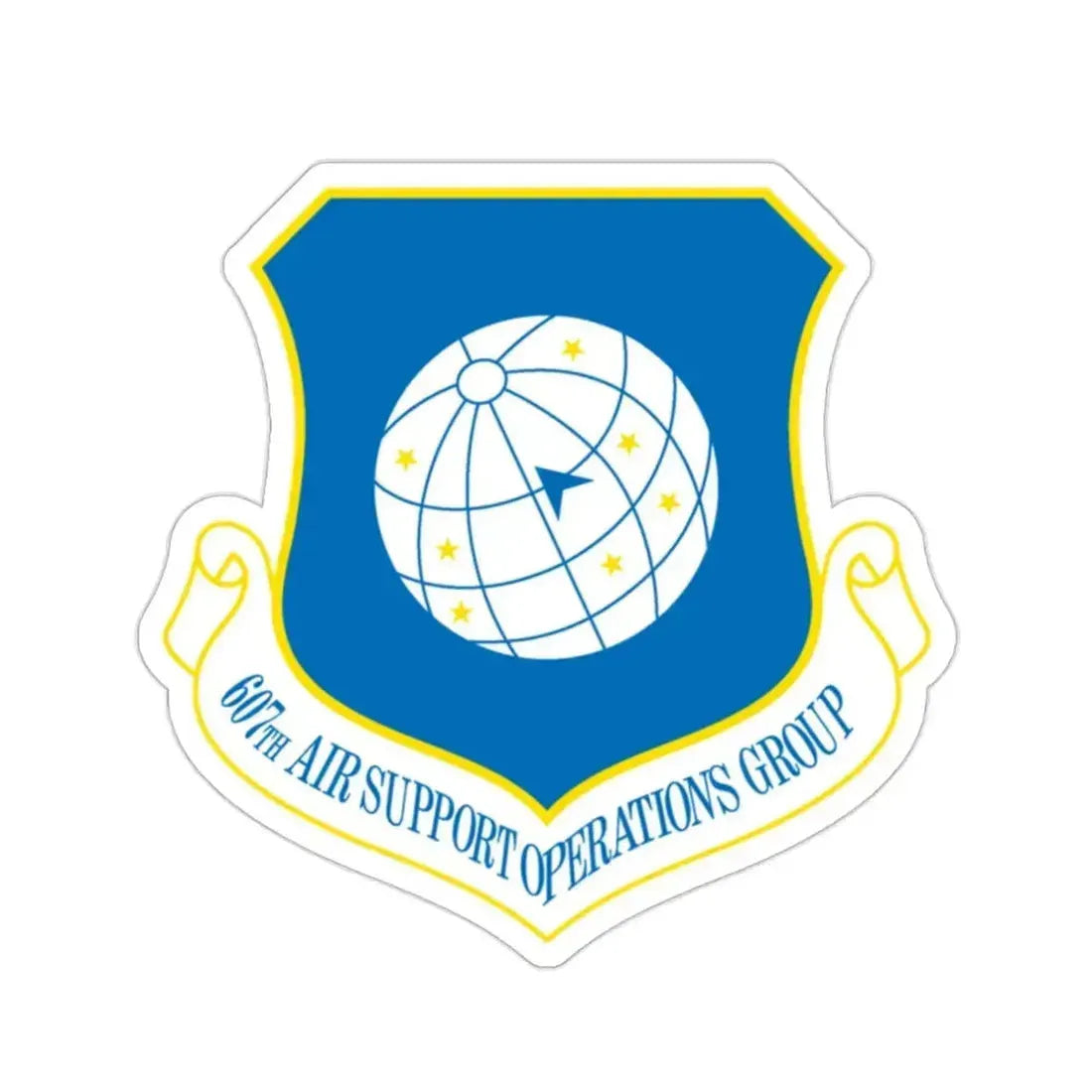 607th ASOGR (U.S. Air Force) STICKER Vinyl Die-Cut Decal 2 Inch - The Sticker Space