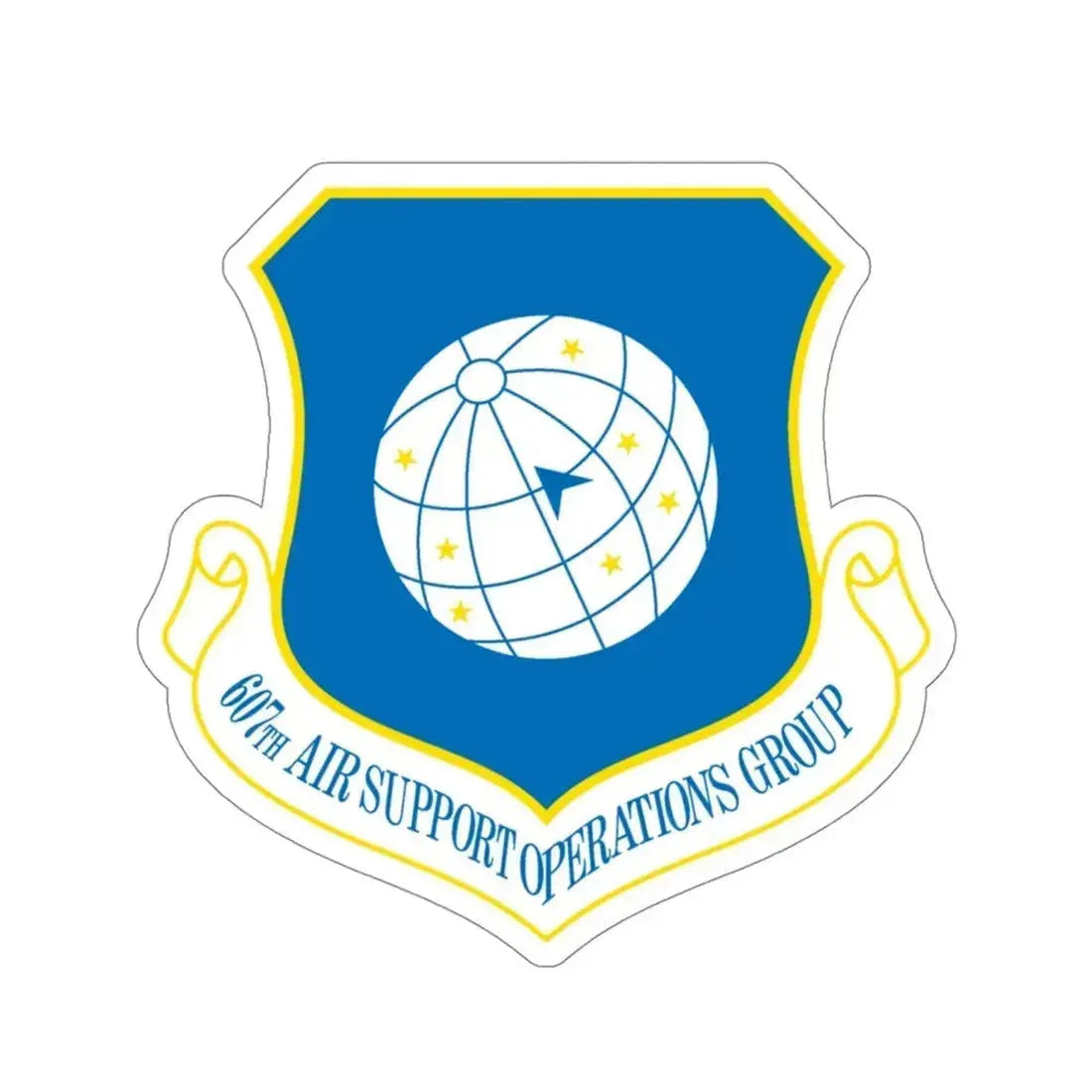 607th ASOGR (U.S. Air Force) STICKER Vinyl Die-Cut Decal 4 Inch - The Sticker Space