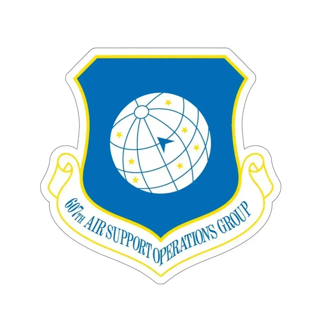 607th ASOGR (U.S. Air Force) STICKER Vinyl Die-Cut Decal 6 Inch - The Sticker Space