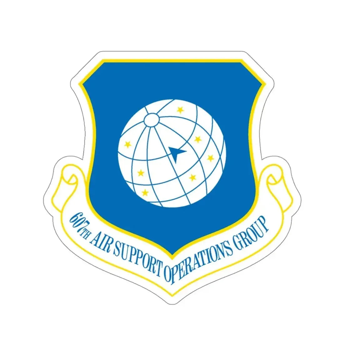 607th ASOGR (U.S. Air Force) STICKER Vinyl Die-Cut Decal - The Sticker Space