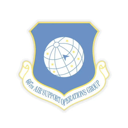 607th ASOGR (U.S. Air Force) STICKER Vinyl Kiss-Cut Decal 2 Inch Transparent - The Sticker Space