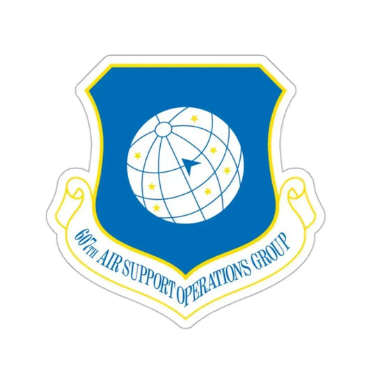 607th ASOGR (U.S. Air Force) STICKER Vinyl Kiss-Cut Decal 2 Inch White - The Sticker Space