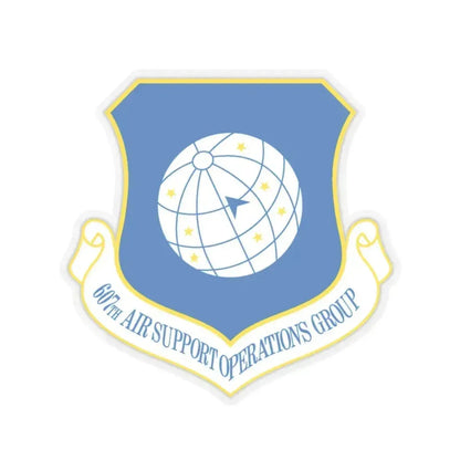 607th ASOGR (U.S. Air Force) STICKER Vinyl Kiss-Cut Decal 3 Inch Transparent - The Sticker Space