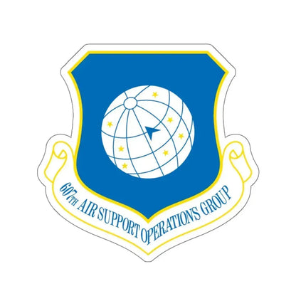 607th ASOGR (U.S. Air Force) STICKER Vinyl Kiss-Cut Decal 6 Inch White - The Sticker Space